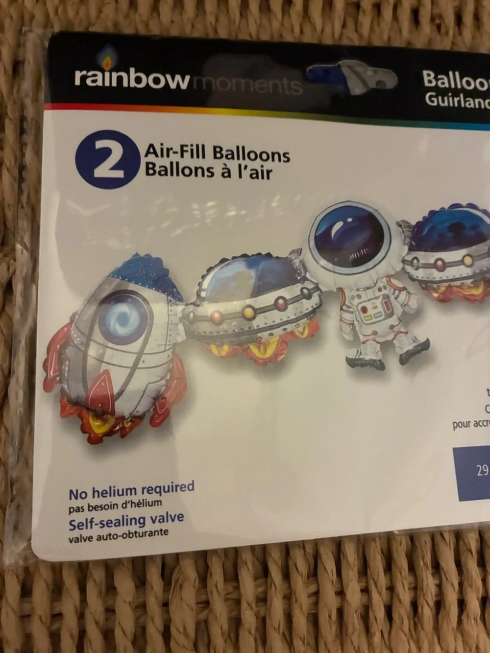 Space Rocket and Astronaut Balloon Garland